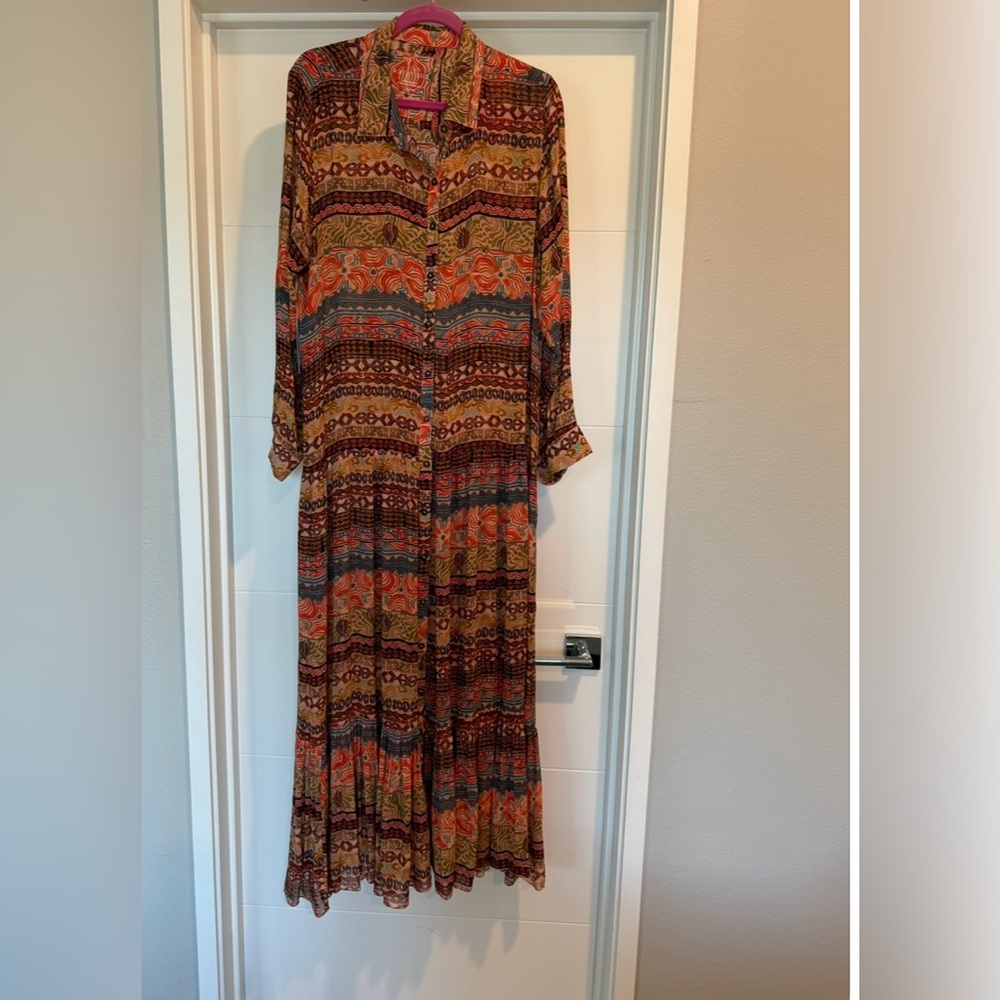 Bohemian Multicolor Maxi Dress